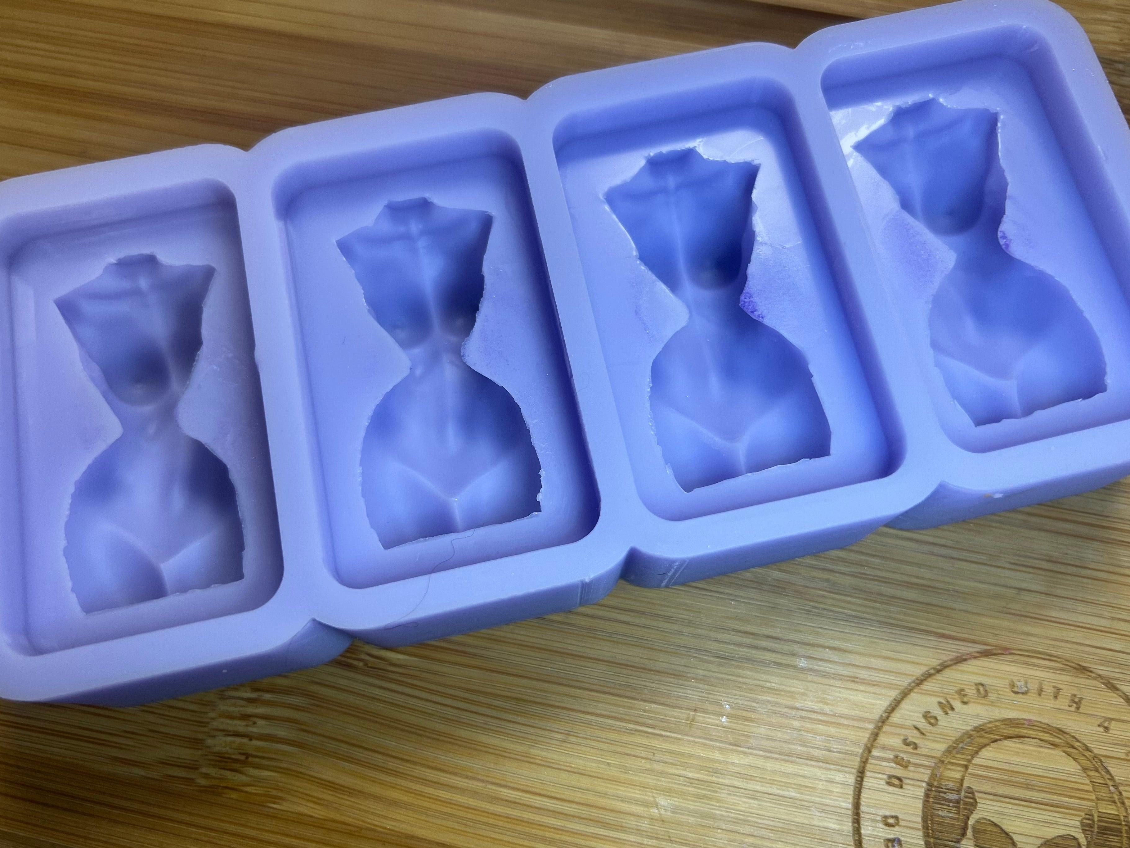 Goddess Torso Melt Silicone Mold - Designed with a Twist  - Top quality silicone molds made in the UK.