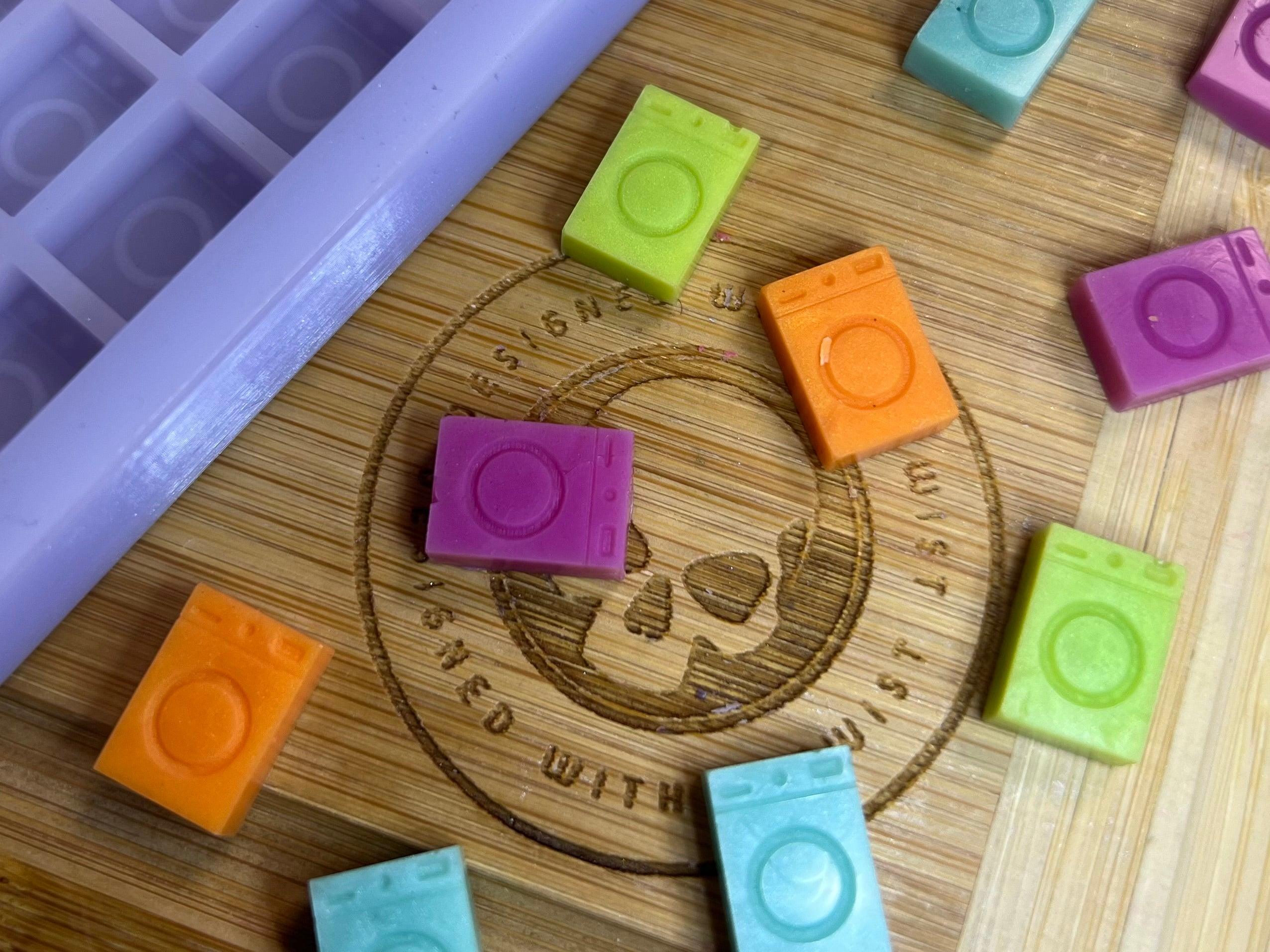 Washing Machine Scrape n Scoop Wax Tray Silicone Mold - Designed with a Twist  - Top quality silicone molds made in the UK.