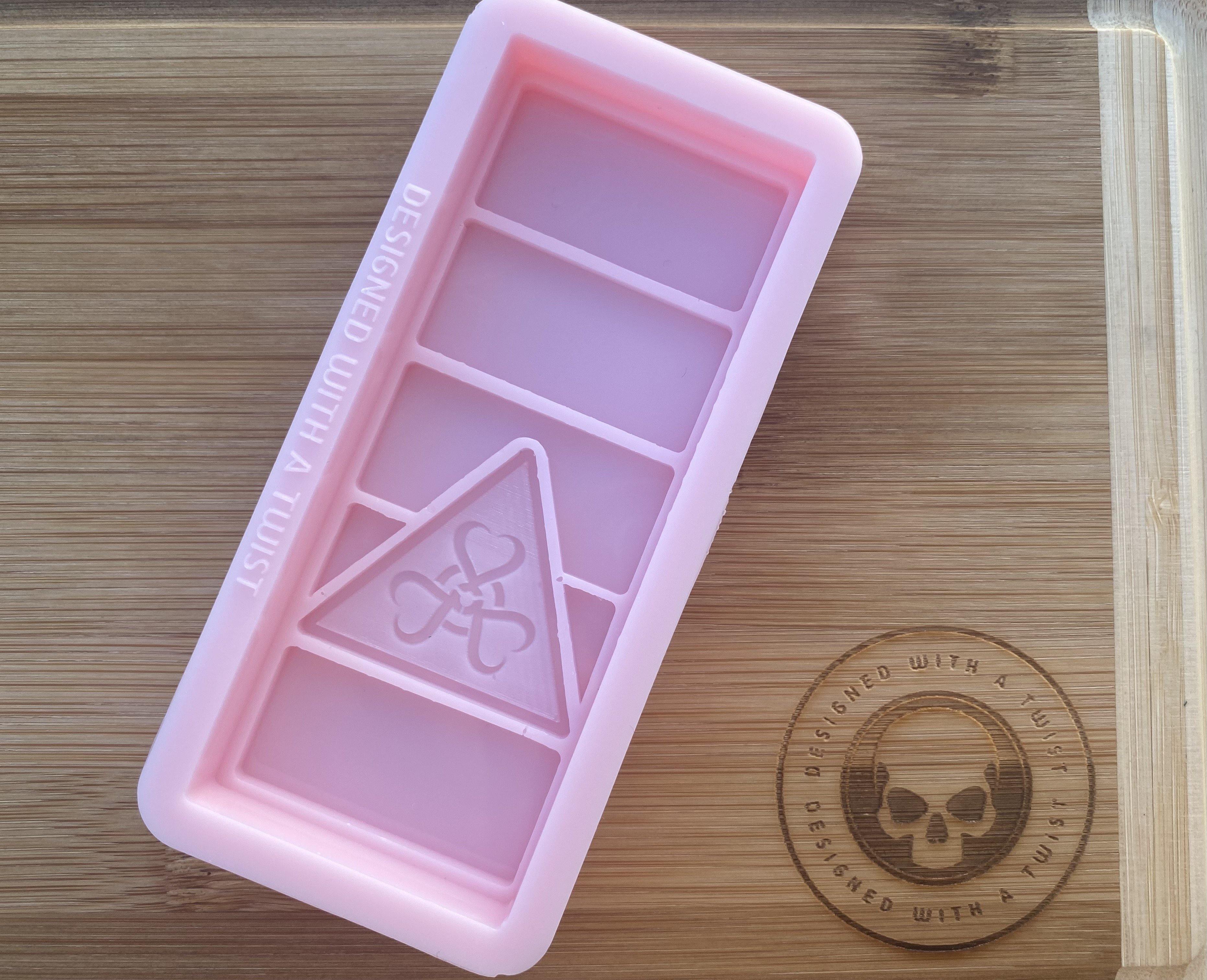 Hazardous Love Snapbar Silicone Mold - Designed with a Twist  - Top quality silicone molds made in the UK.