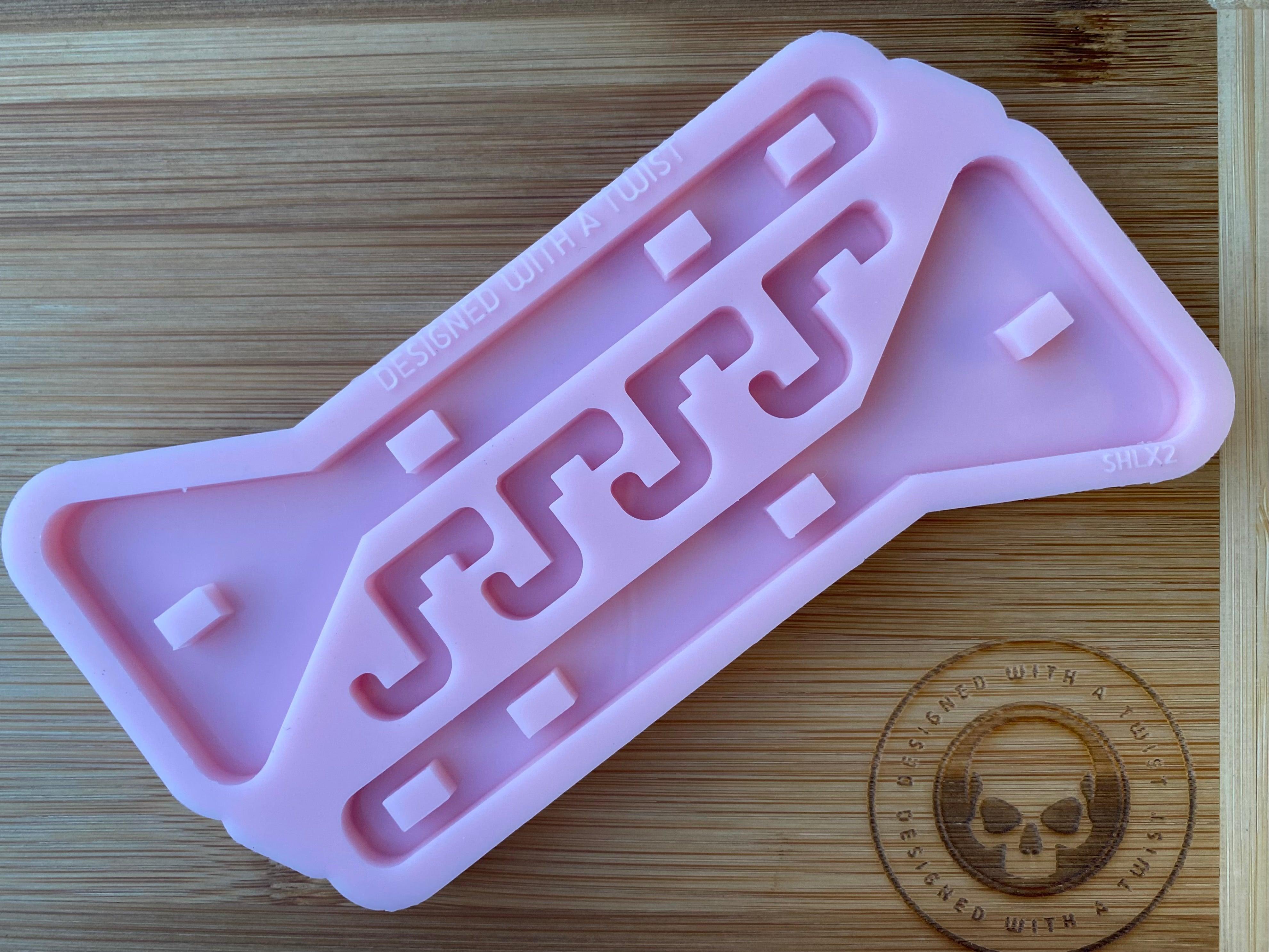 Earring and Jewellery Hanger Silicone Mold. Modular Mold - Designed with a Twist  - Top quality silicone molds made in the UK.