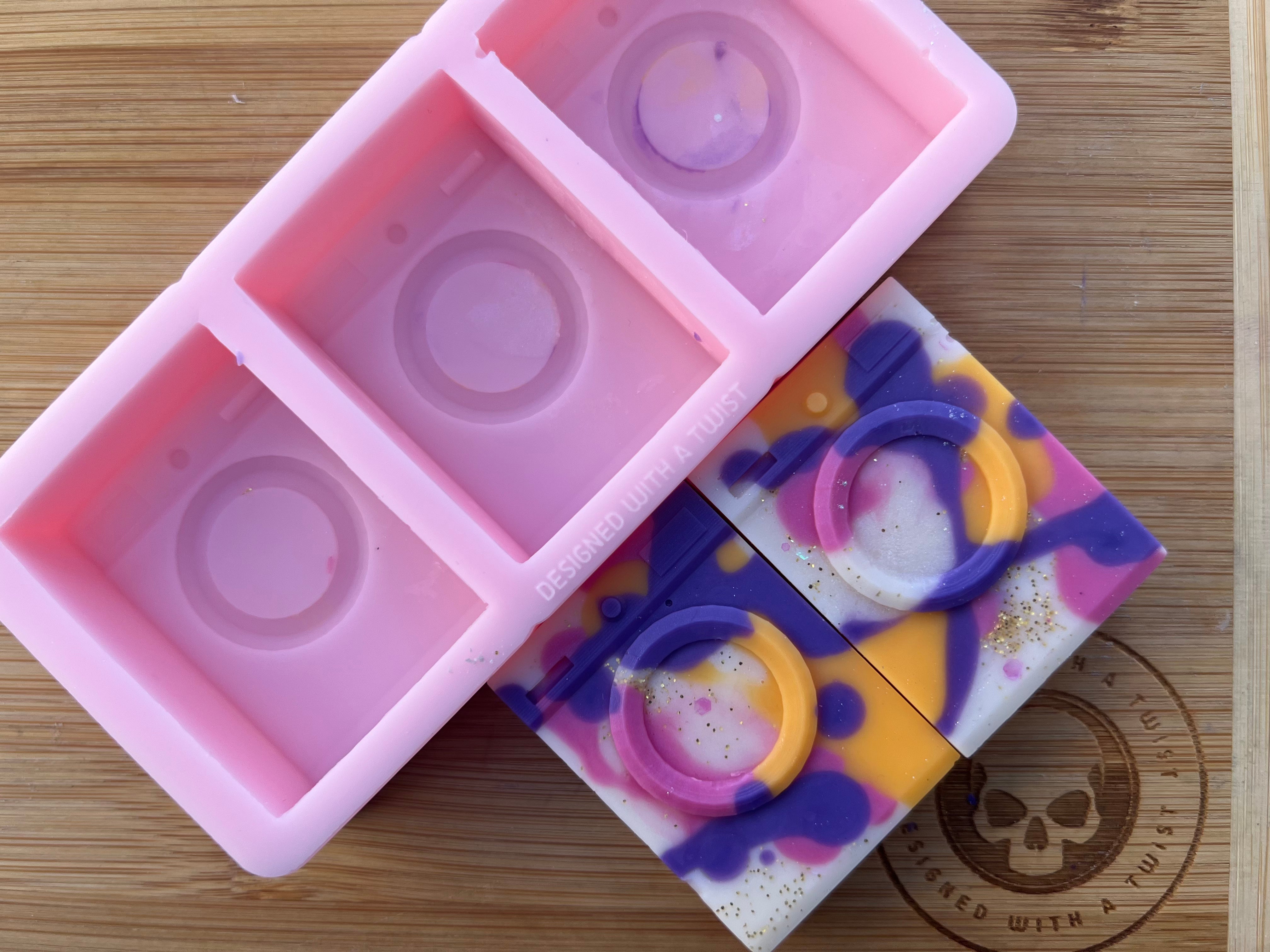 Washing Machine Wax Melt Silicone Mold - Designed with a Twist  - Top quality silicone molds made in the UK.