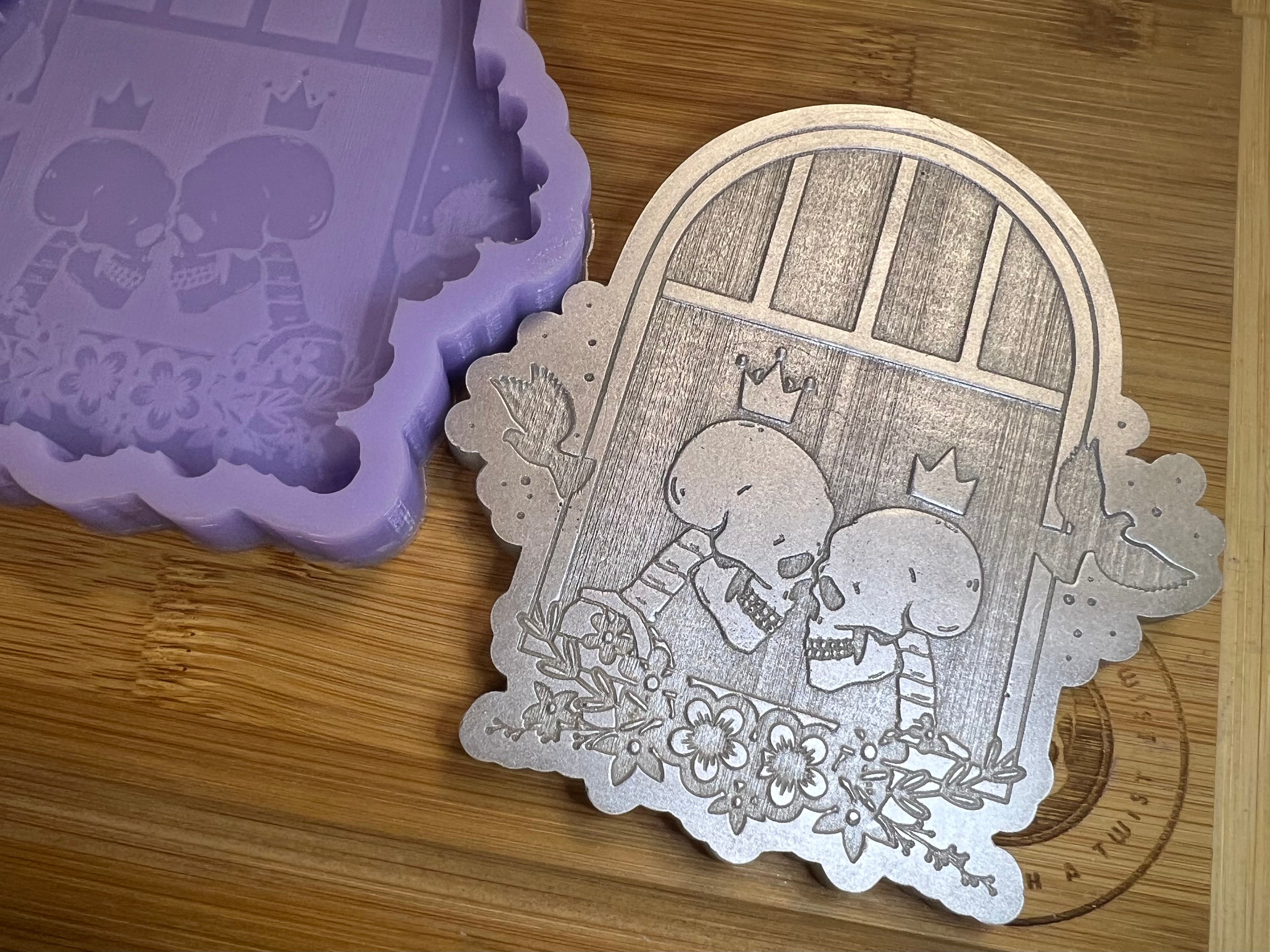 Death Do Us Part Wax Melt Silicone Mold - Designed with a Twist - Top quality silicone molds made in the UK.