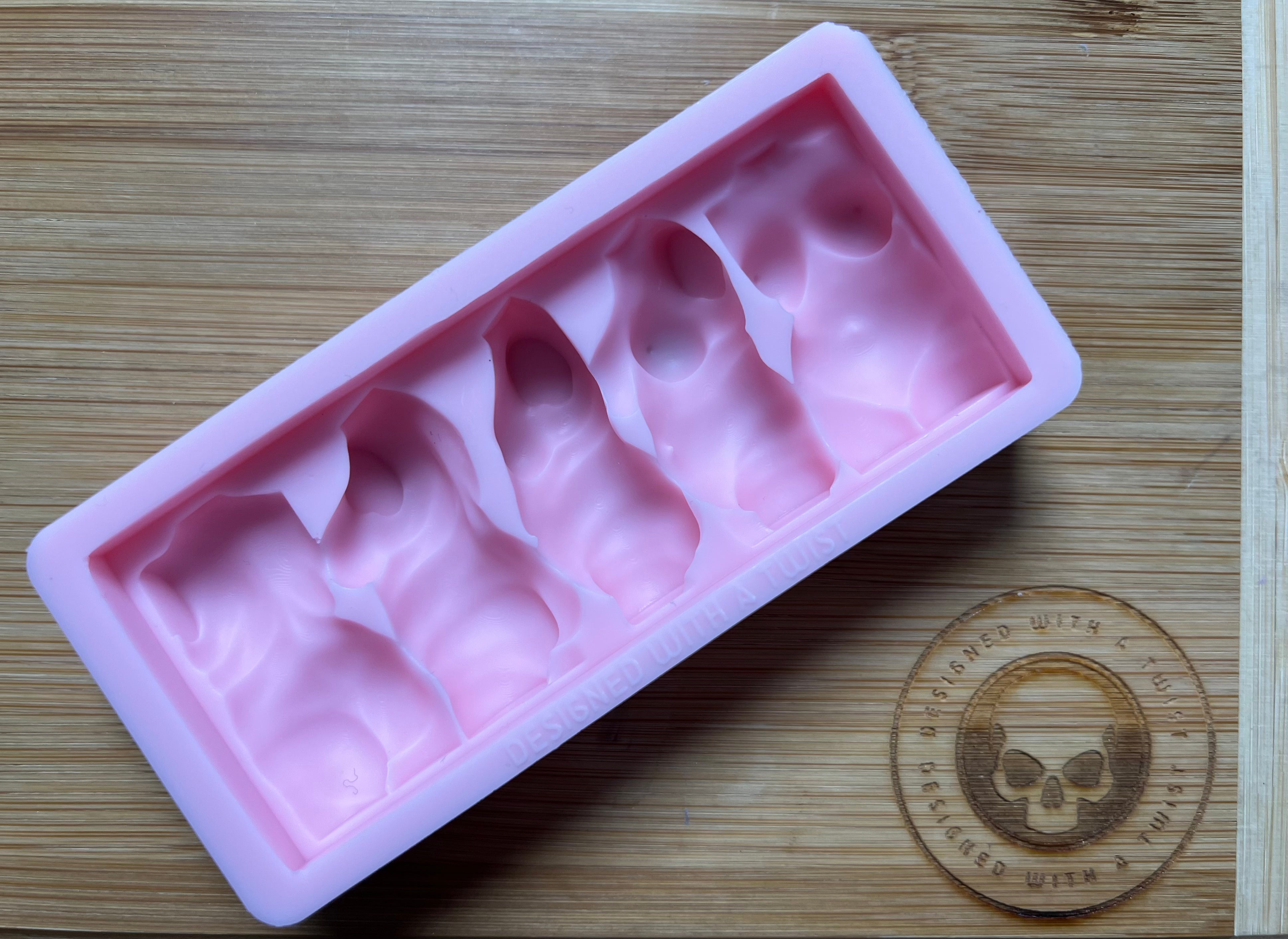 Plus Size Turning Goddess Torso Snapbar Silicone Mold - Designed with a Twist  - Top quality silicone molds made in the UK.