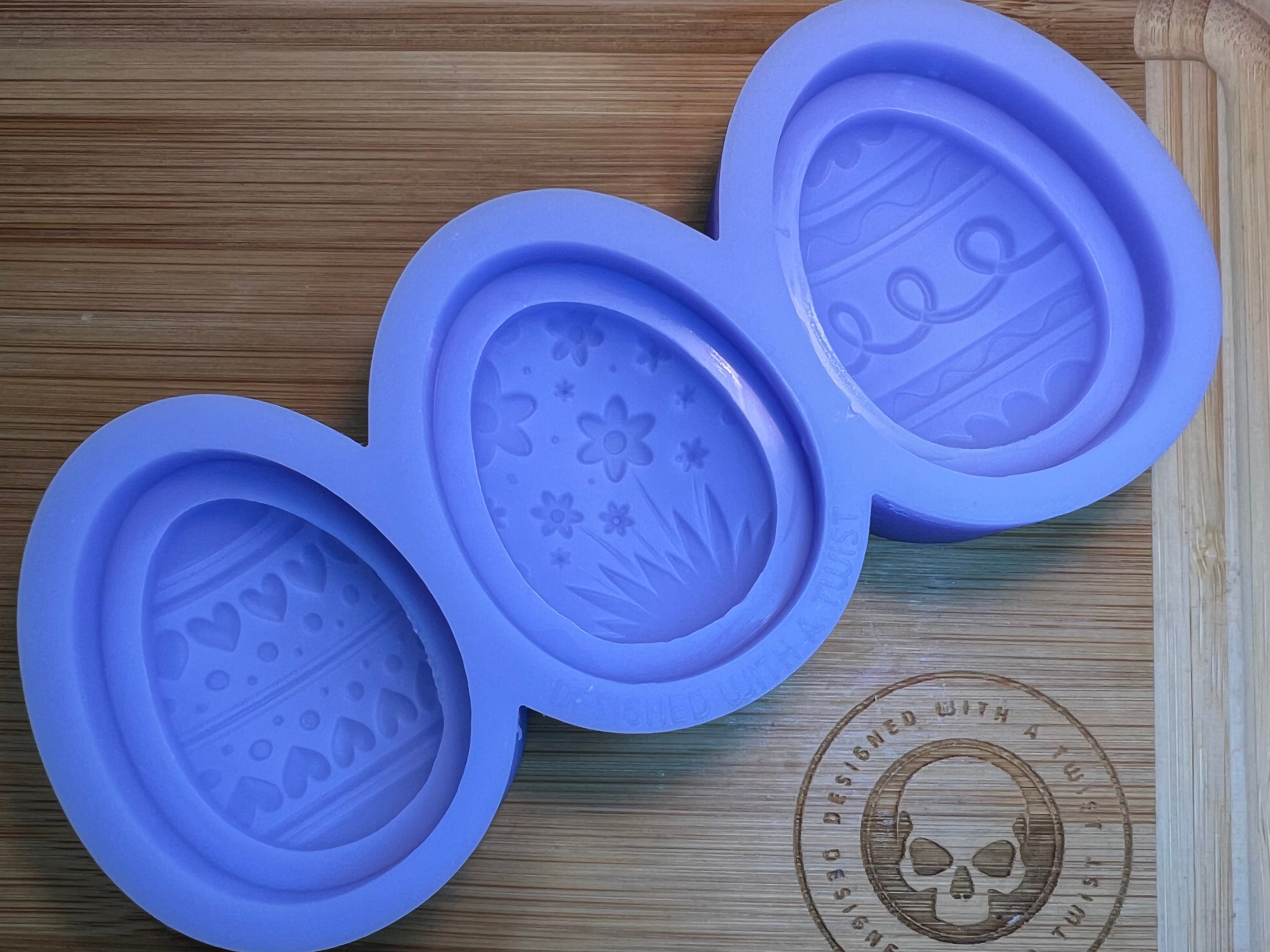 3d Easter Egg Wax Melt Silicone Mold - Designed with a Twist  - Top quality silicone molds made in the UK.