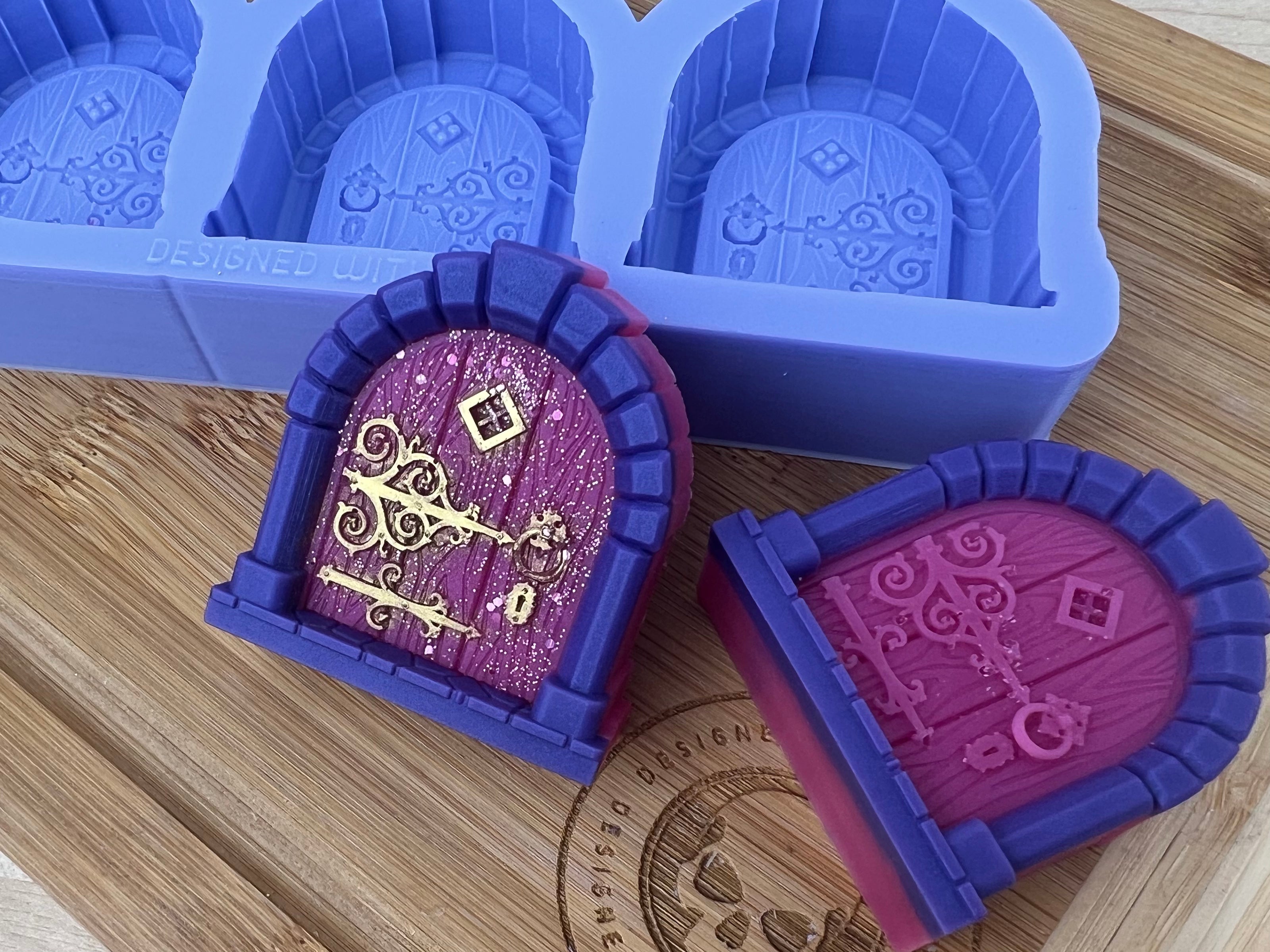 3D Fairy Door Wax Melt Silicone Mold - Designed with a Twist - Top quality silicone molds made in the UK.