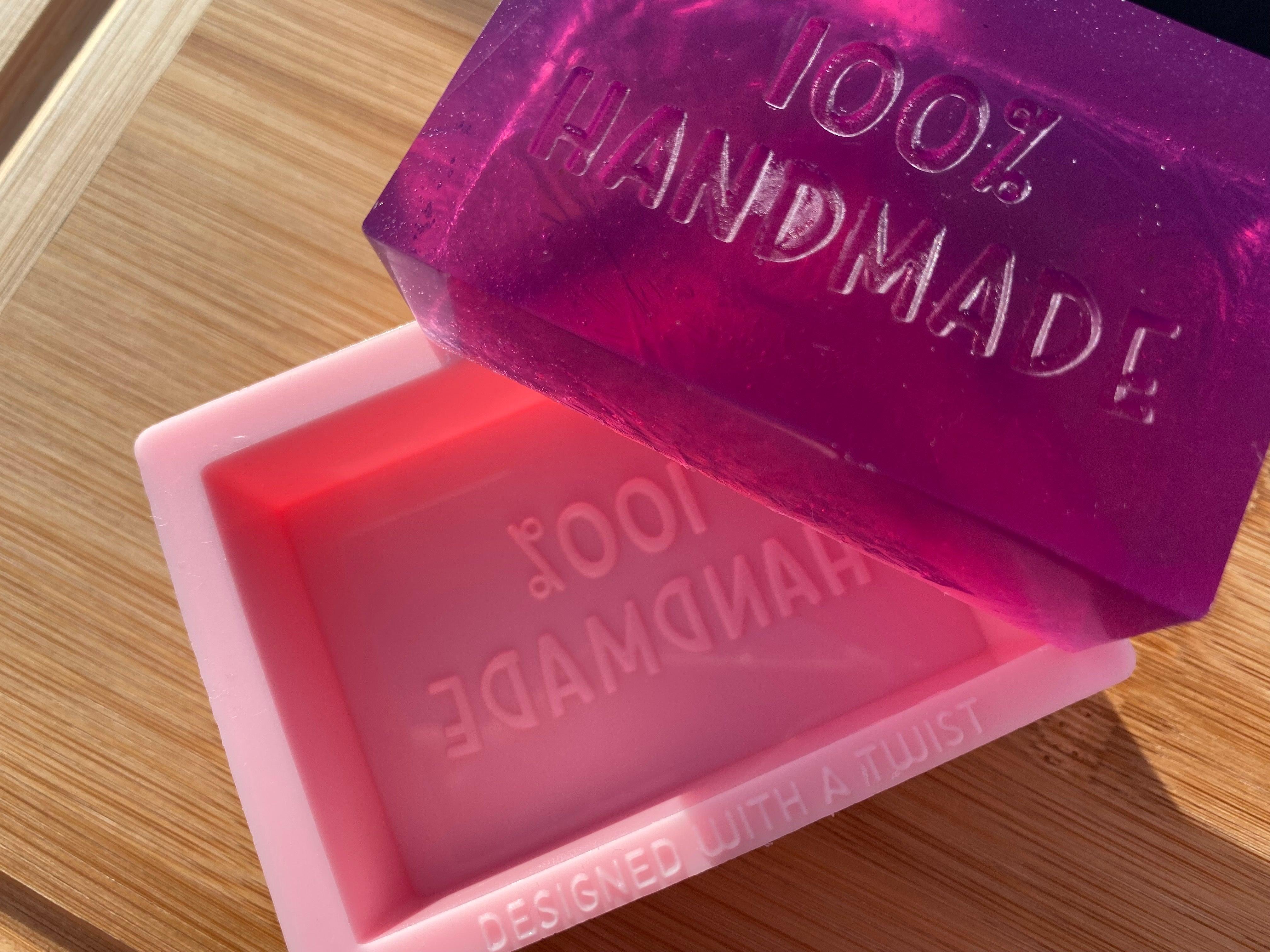 100% Handmade Soap Silicone Mold - Designed with a Twist  - Top quality silicone molds made in the UK.