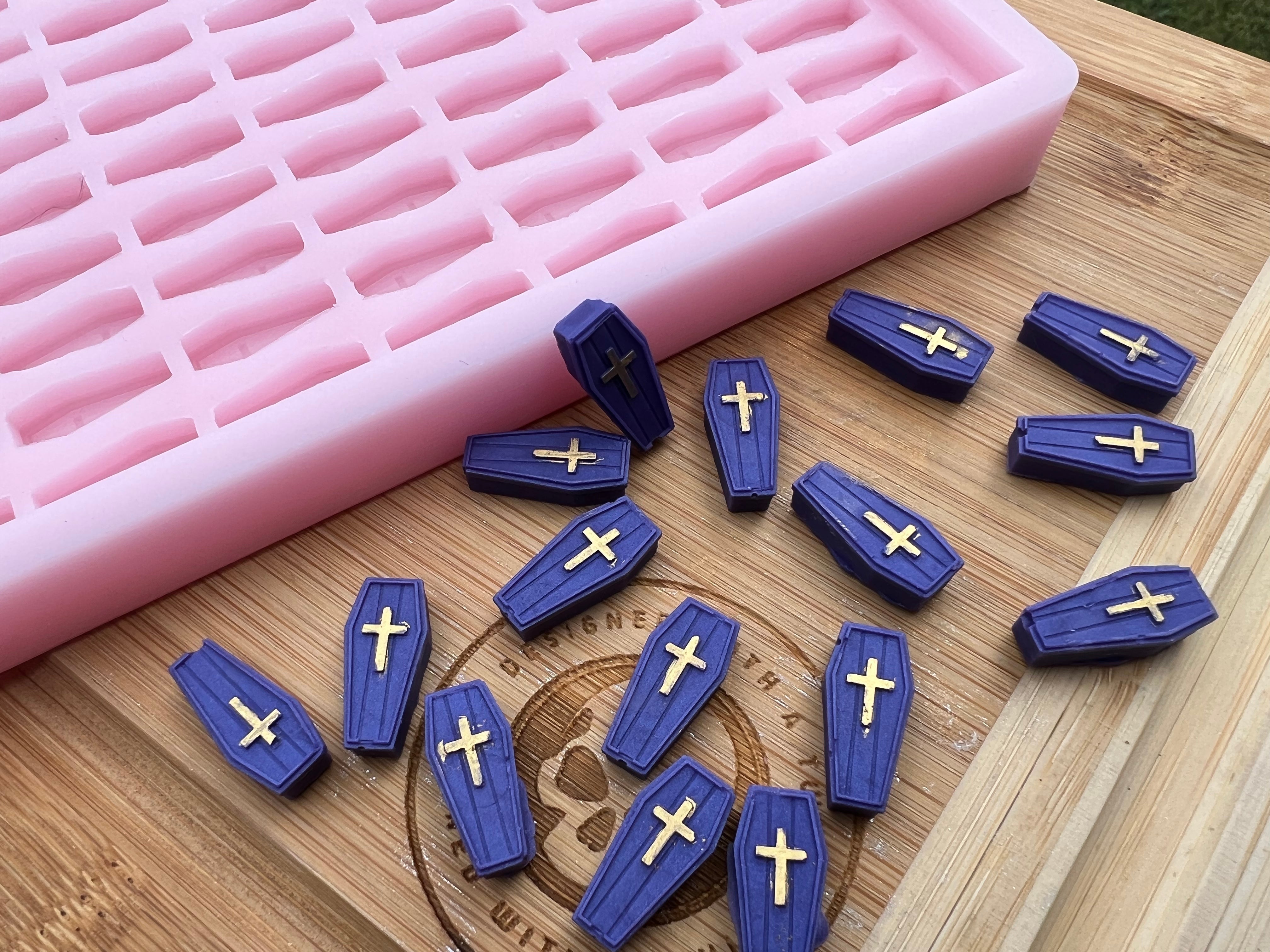 3d Coffin Scrape n Scoop Wax Silicone Mold - Designed with a Twist  - Top quality silicone molds made in the UK.