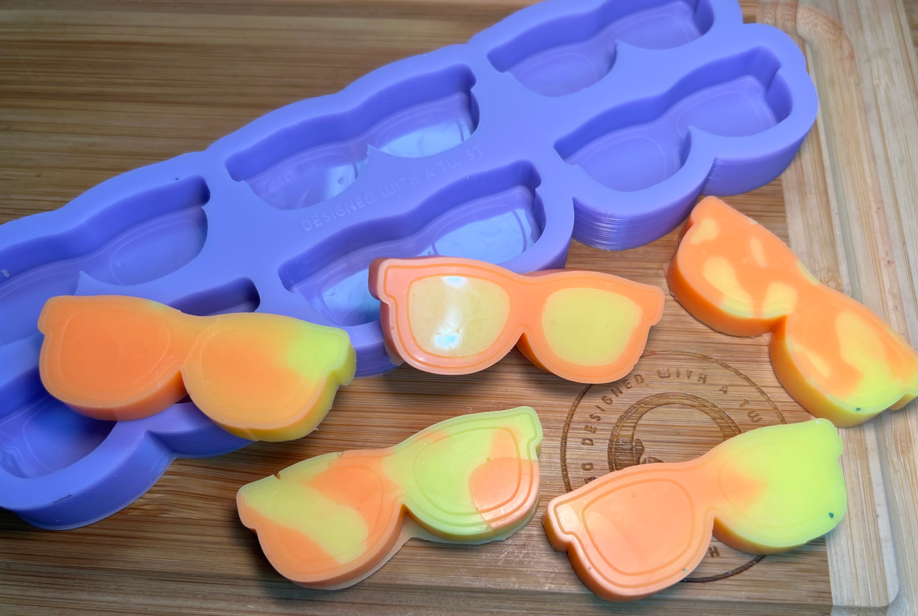 Sunglasses Silicone Mold - Designed with a Twist - Top quality silicone molds made in the UK.