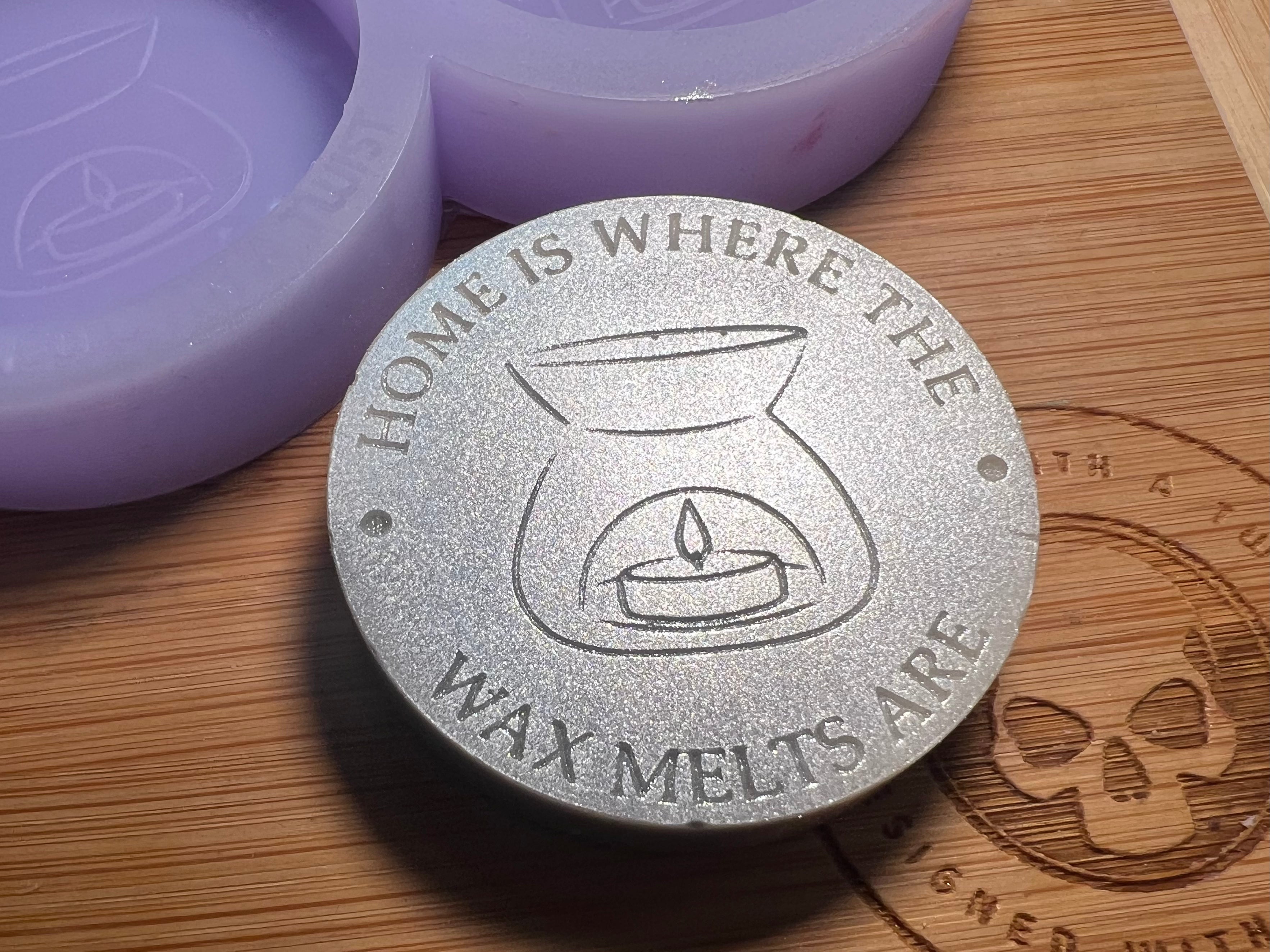 Home is Where the Wax Melts Are Silicone Mold - Designed with a Twist - Top quality silicone molds made in the UK.