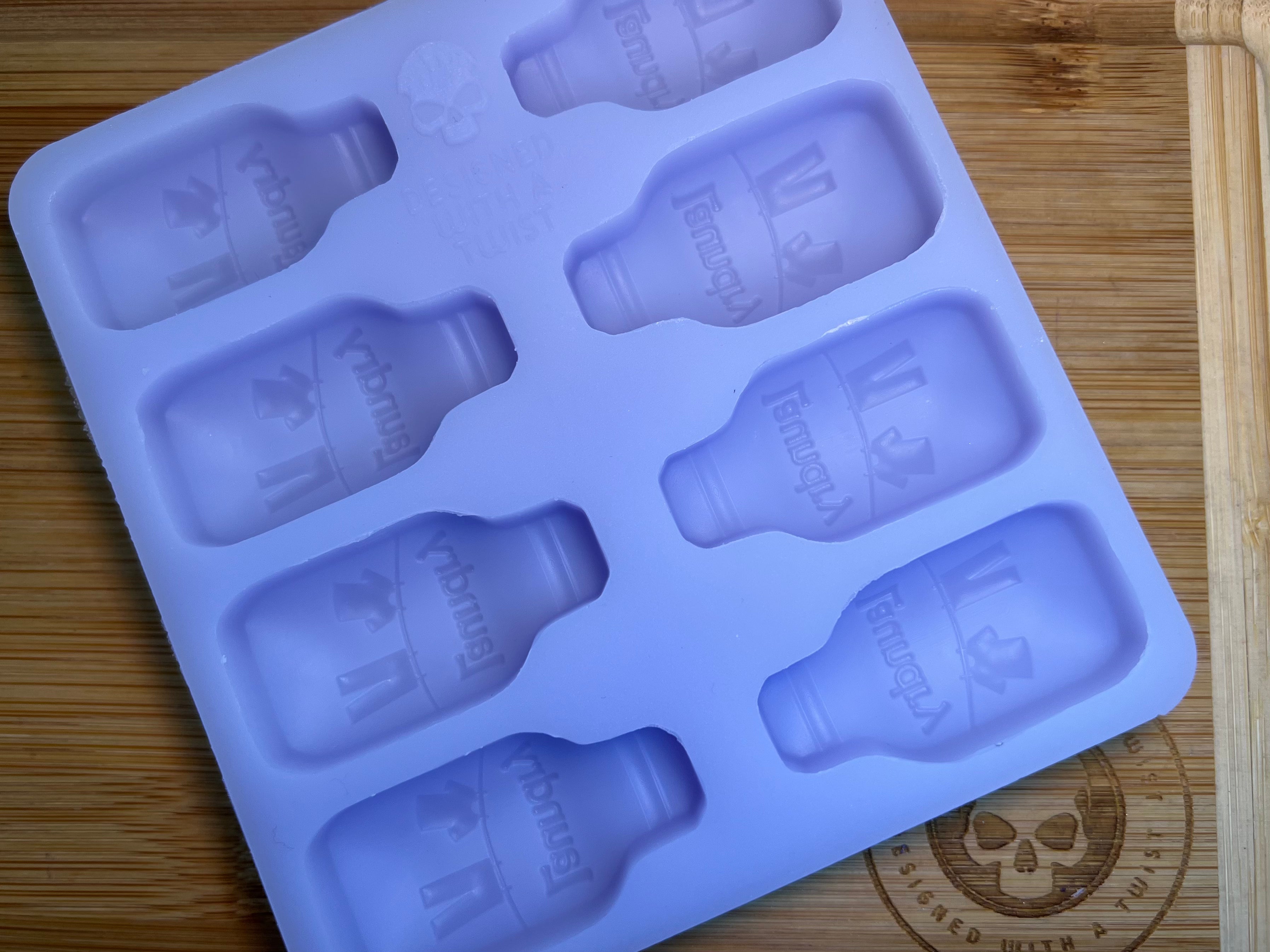 HoBa Laundry Bottle Wax Melt Silicone Mold - Designed with a Twist  - Top quality silicone molds made in the UK.