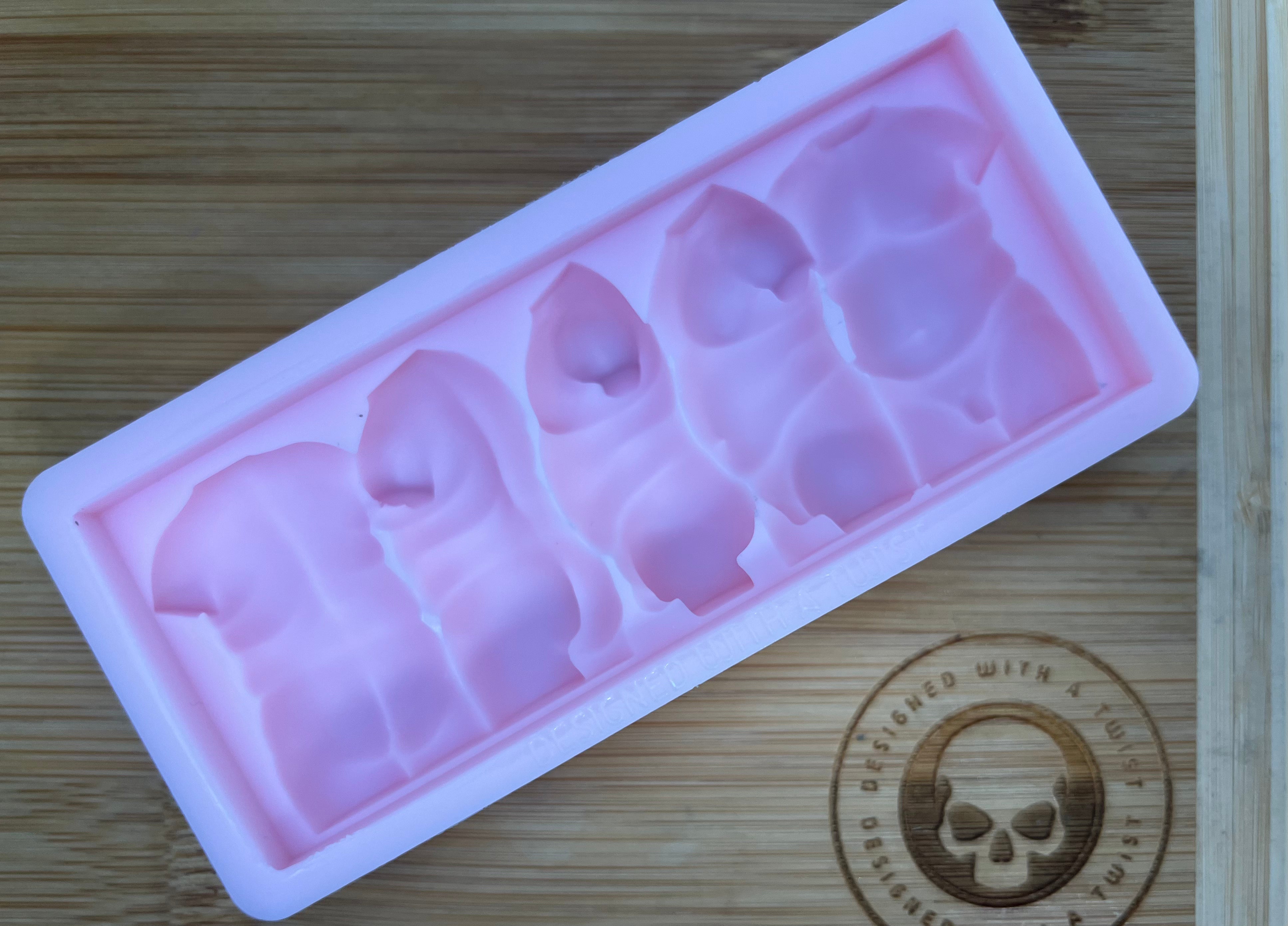 Plus Size Turning Hercules Torso Snapbar Silicone Mold - Designed with a Twist  - Top quality silicone molds made in the UK.