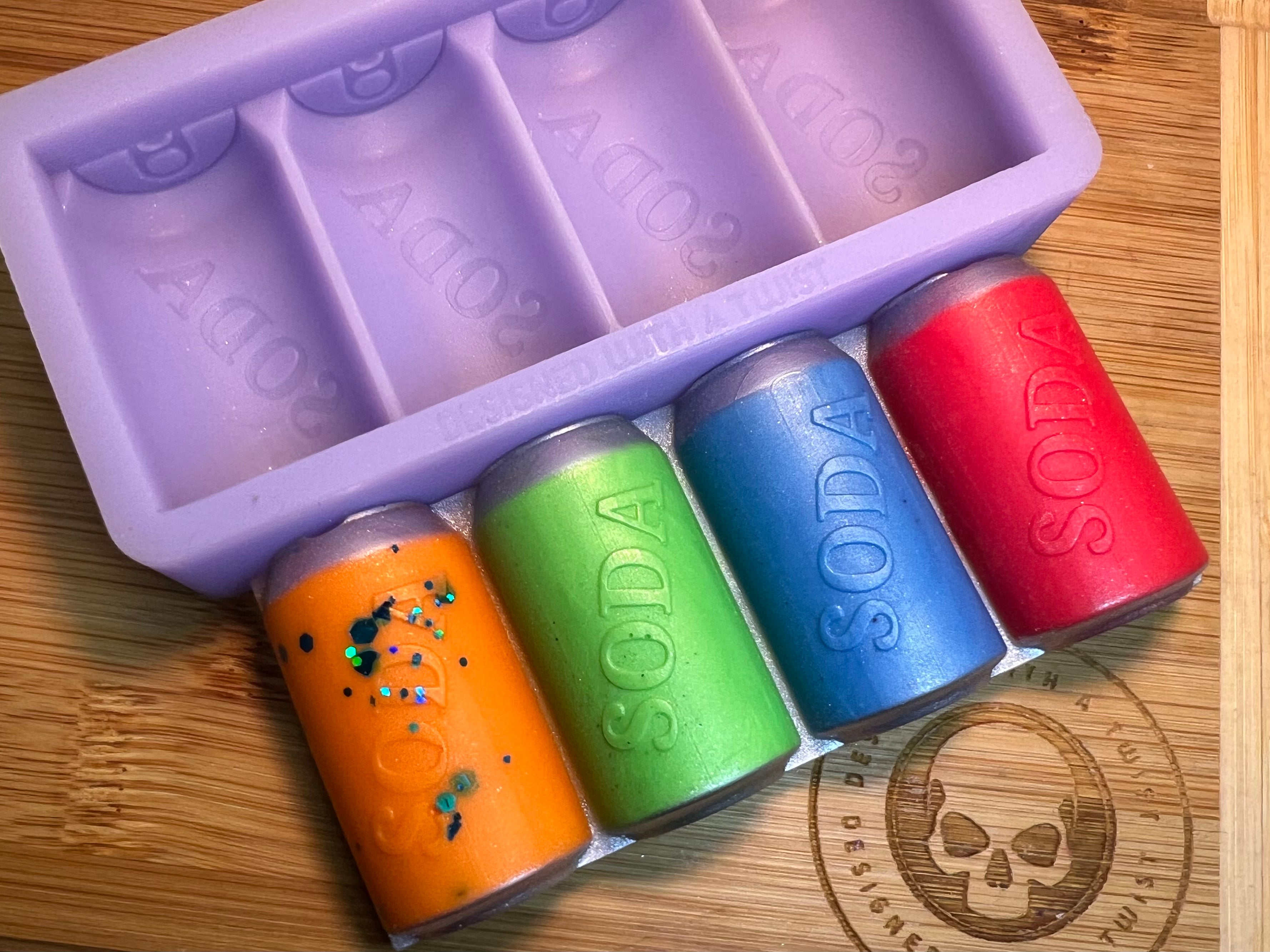 Soda Can Snapbar Silicone Mold - Designed with a Twist  - Top quality silicone molds made in the UK.