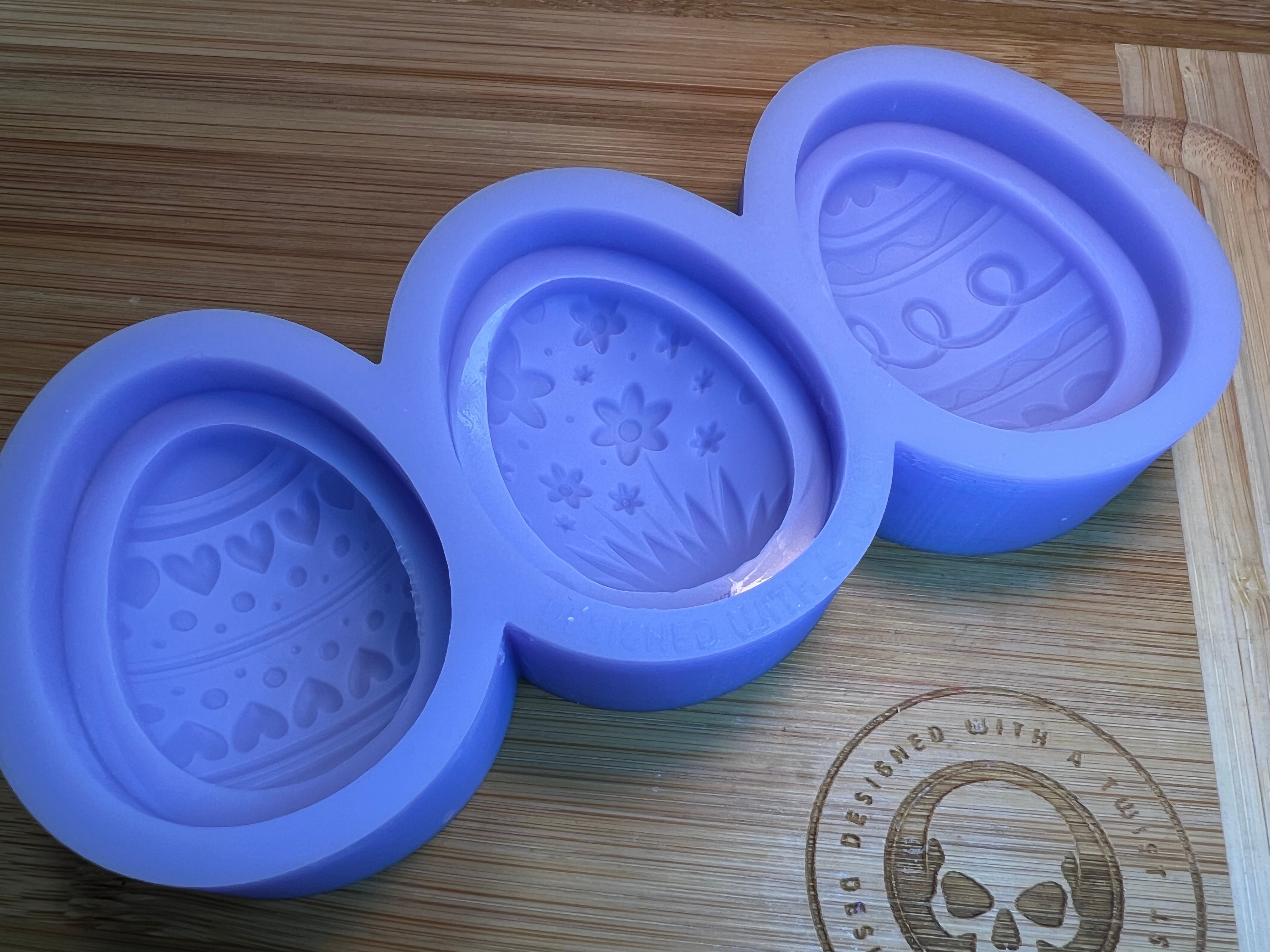 3d Easter Egg Wax Melt Silicone Mold - Designed with a Twist  - Top quality silicone molds made in the UK.