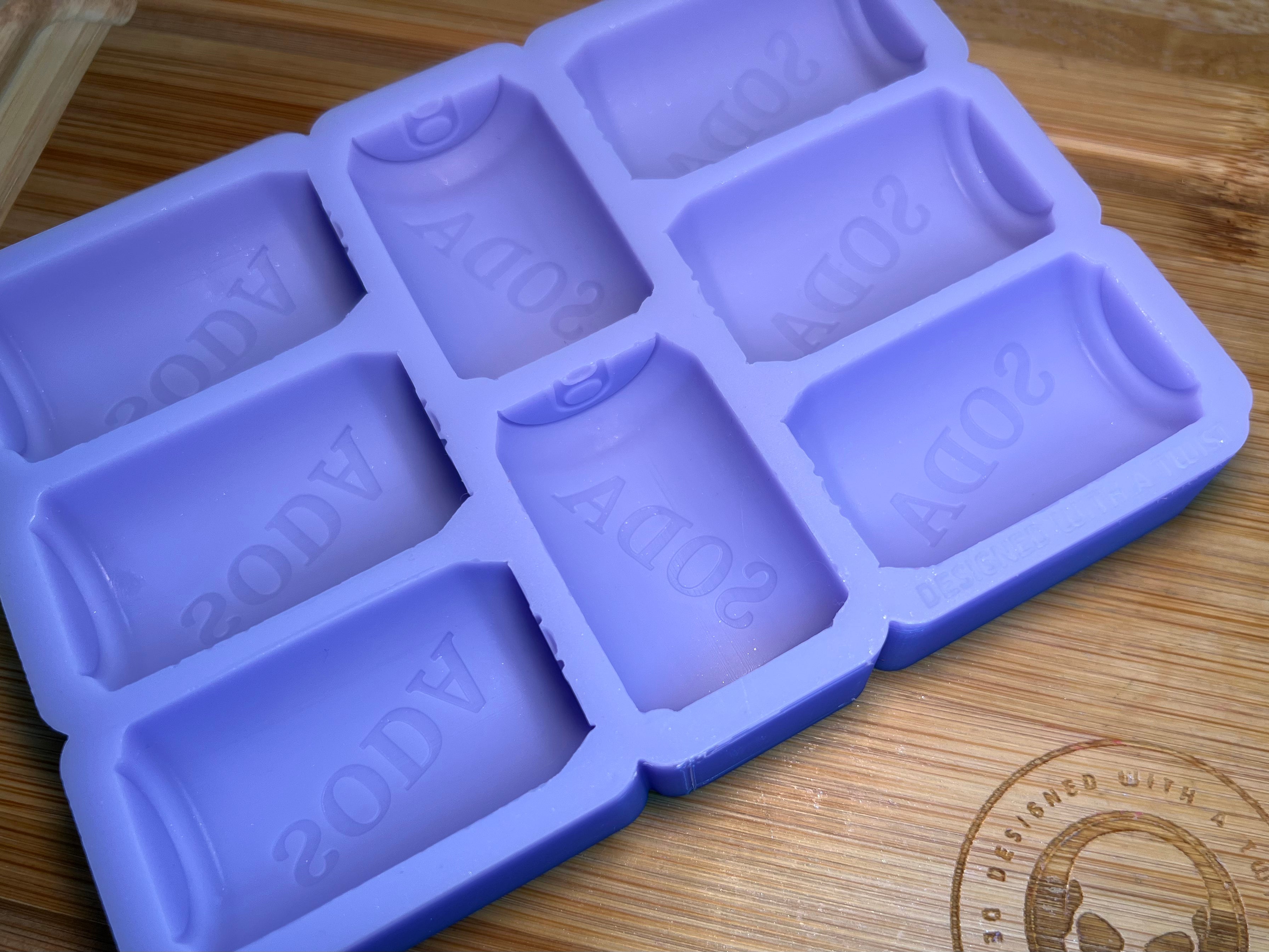 Soda Can Wax Melt Silicone Mold - HoBa Box Edition - Designed with a Twist - Top quality silicone molds made in the UK.