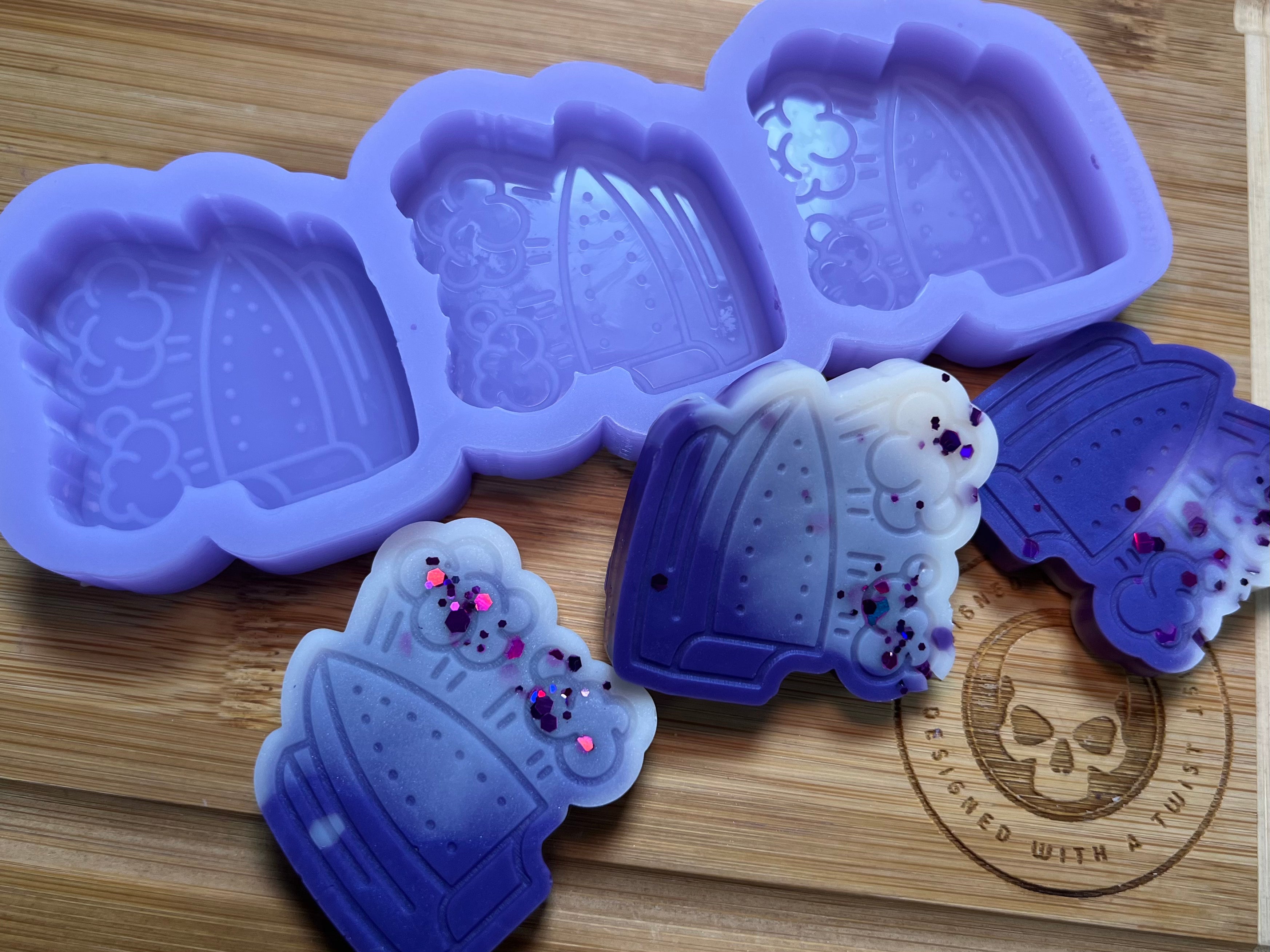 Iron Wax Melt Silicone Mold - Designed with a Twist  - Top quality silicone molds made in the UK.