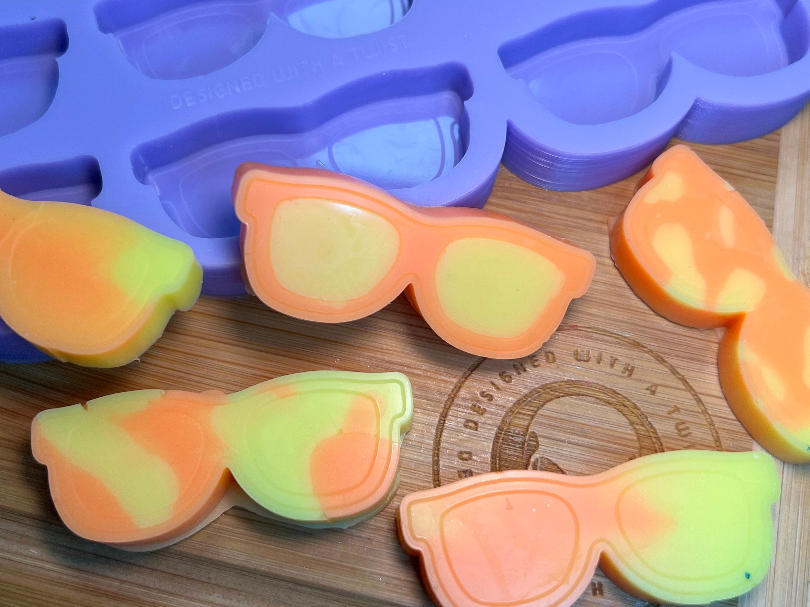 Sunglasses Silicone Mold - Designed with a Twist - Top quality silicone molds made in the UK.