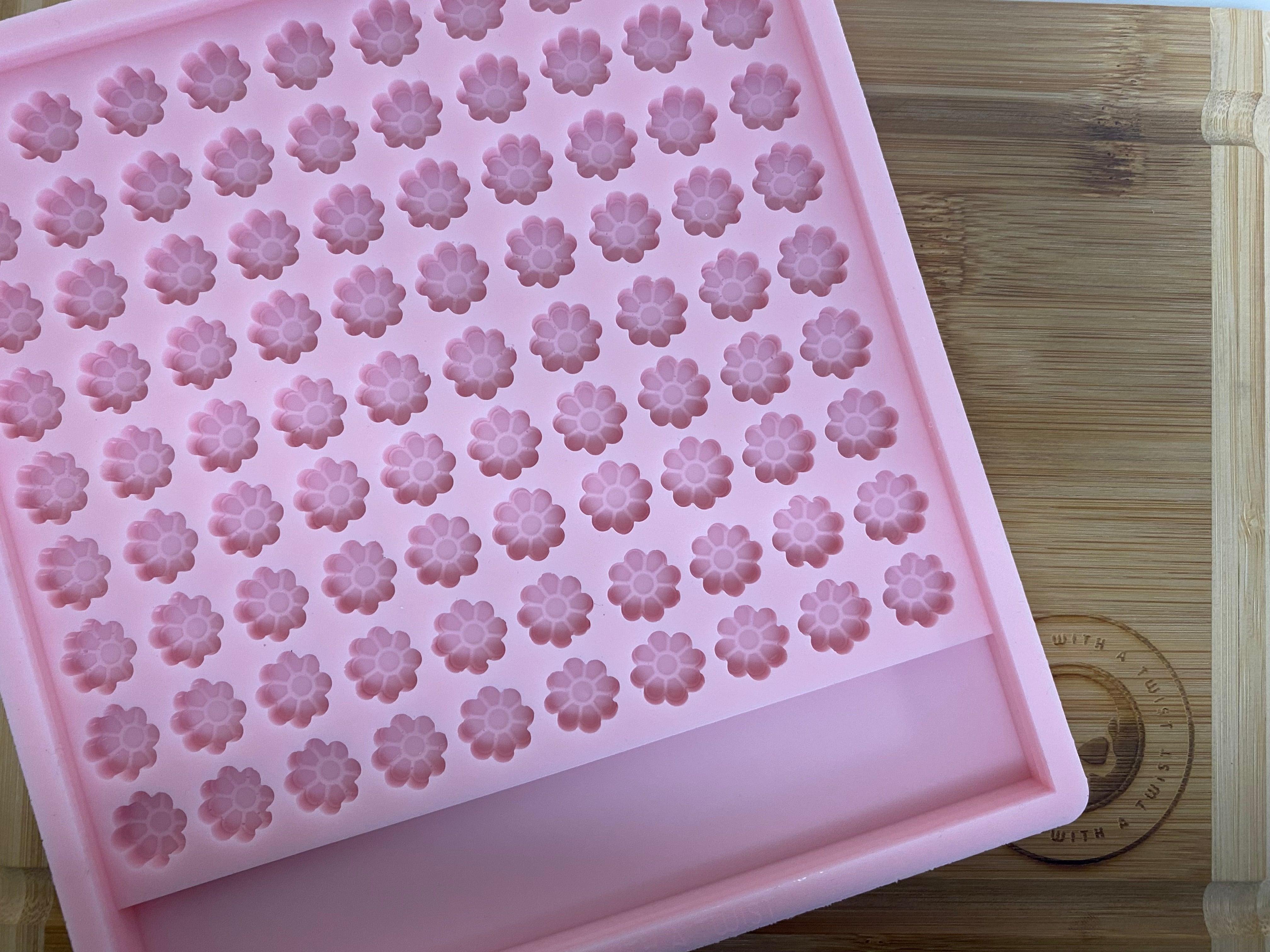 Flower Scrape n Scoop Wax Tray Silicone Mold - Designed with a Twist  - Top quality silicone molds made in the UK.