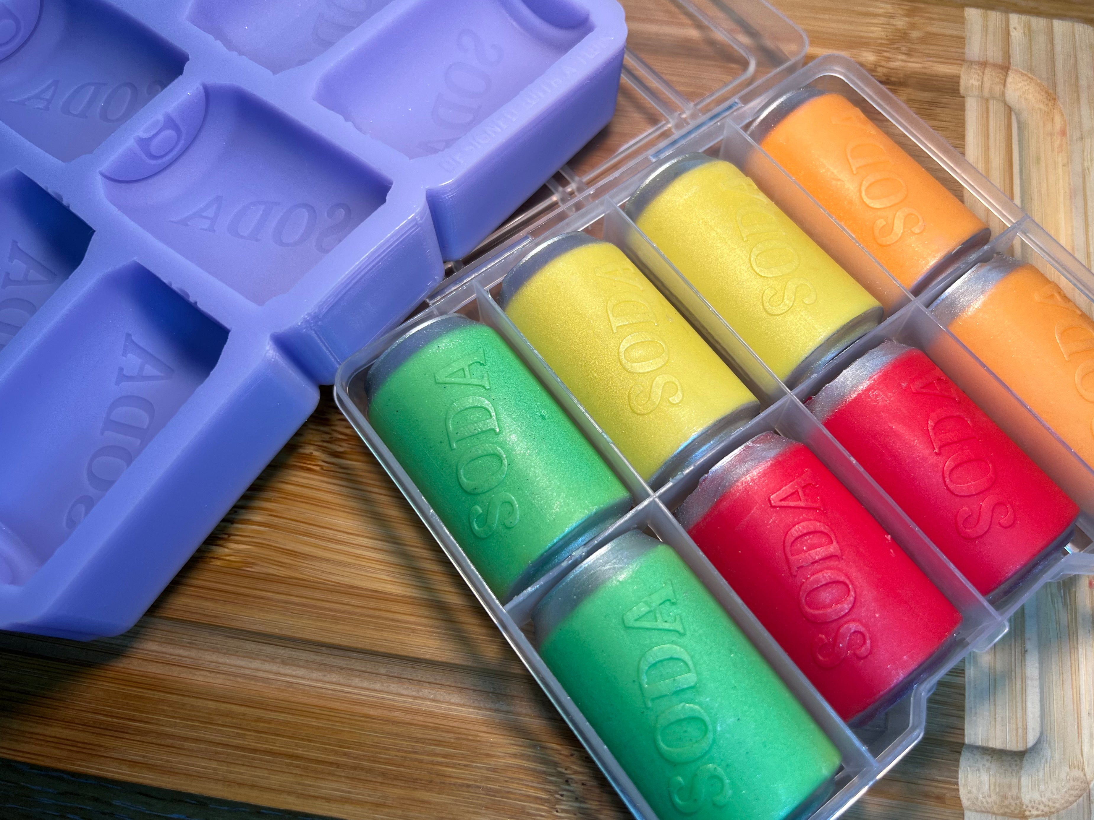 Soda Can Wax Melt Silicone Mold - HoBa Box Edition - Designed with a Twist - Top quality silicone molds made in the UK.