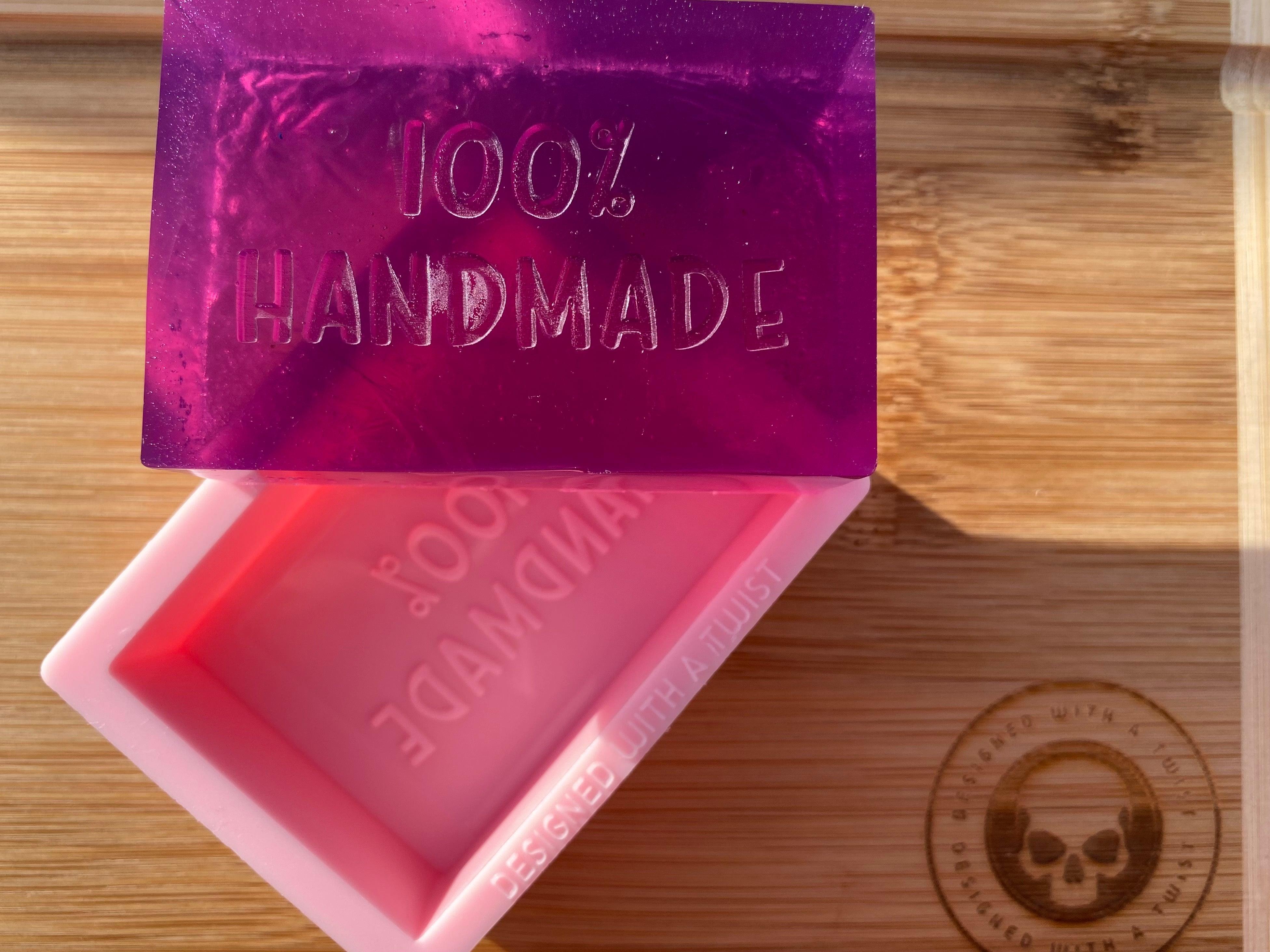 100% Handmade Soap Silicone Mold - Designed with a Twist  - Top quality silicone molds made in the UK.