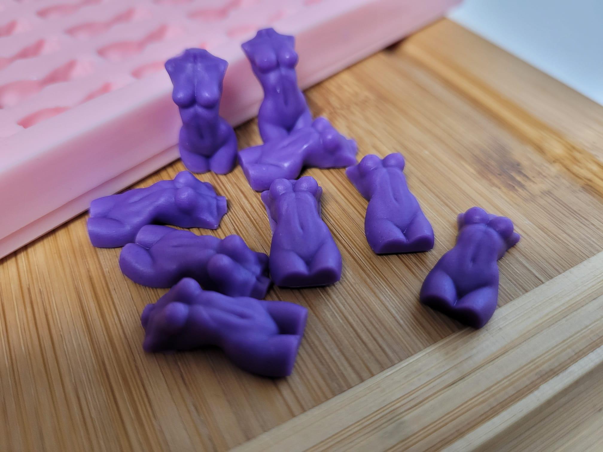 Goddess Torso Scrape n Scoop Wax Silicone Mold - Designed with a Twist  - Top quality silicone molds made in the UK.