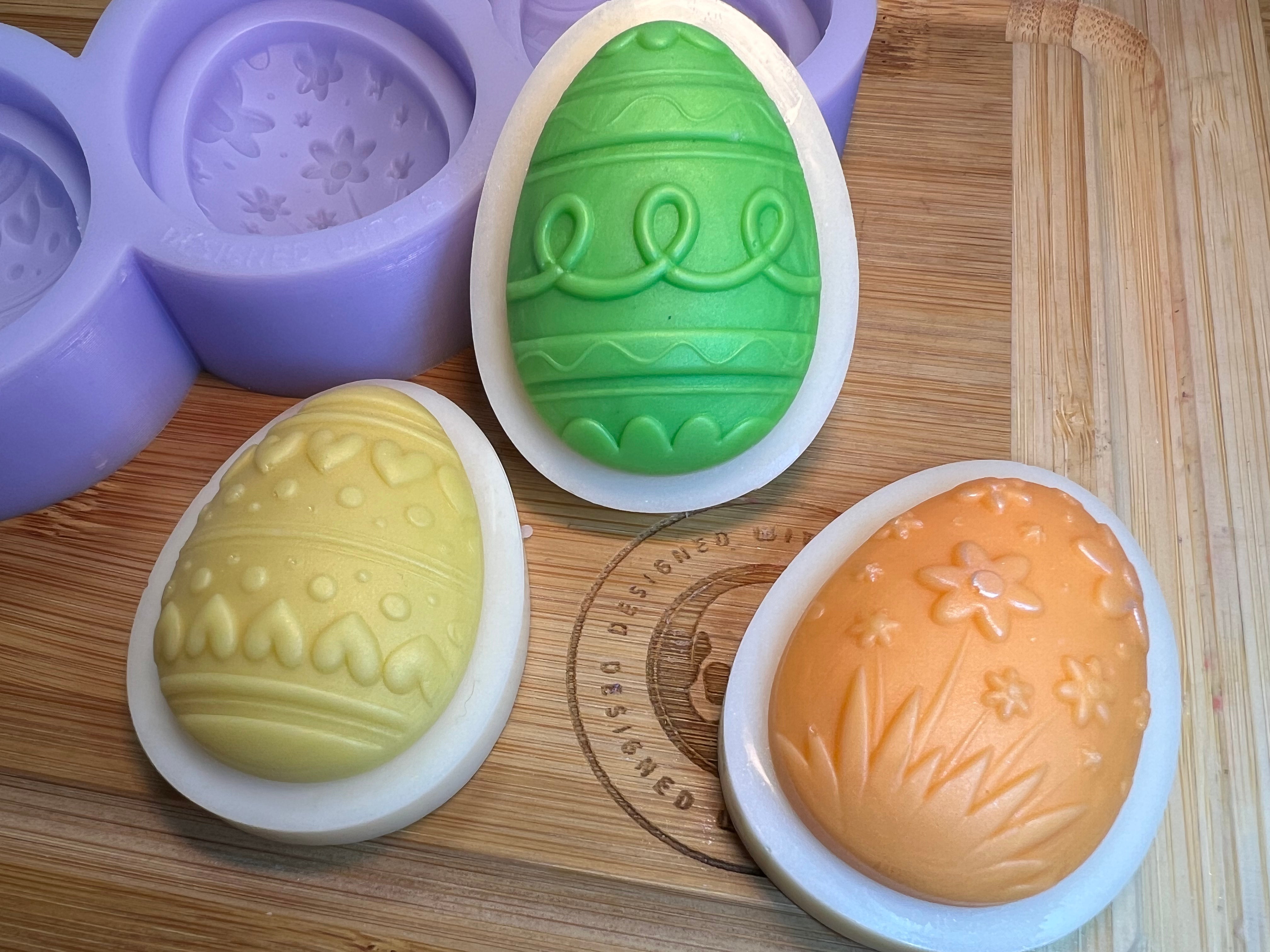 3d Easter Egg Wax Melt Silicone Mold - Designed with a Twist  - Top quality silicone molds made in the UK.