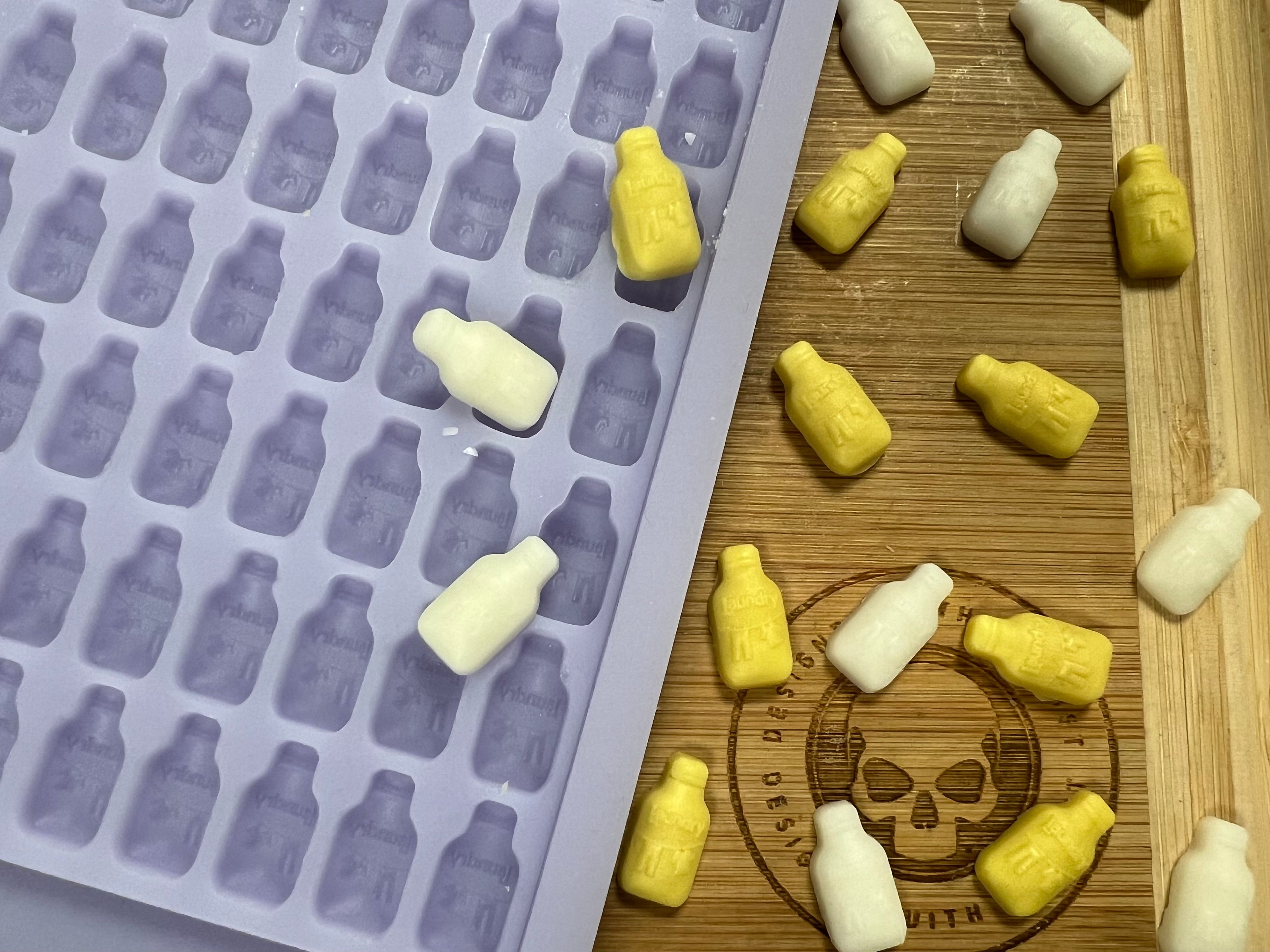 Laundry Bottle Scrape n Scoop Wax Tray Silicone Mold - Designed with a Twist  - Top quality silicone molds made in the UK.