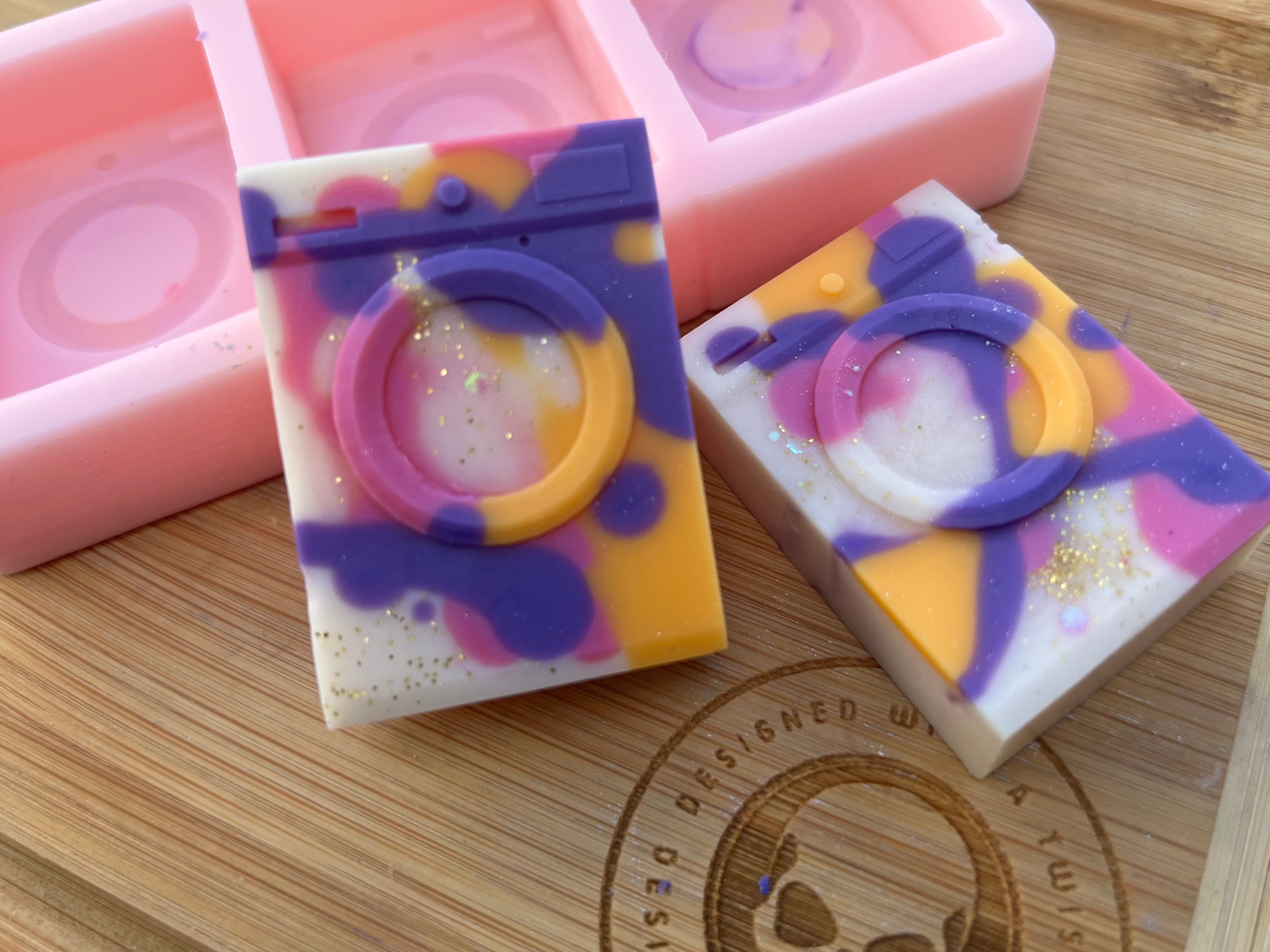 Washing Machine Wax Melt Silicone Mold - Designed with a Twist  - Top quality silicone molds made in the UK.