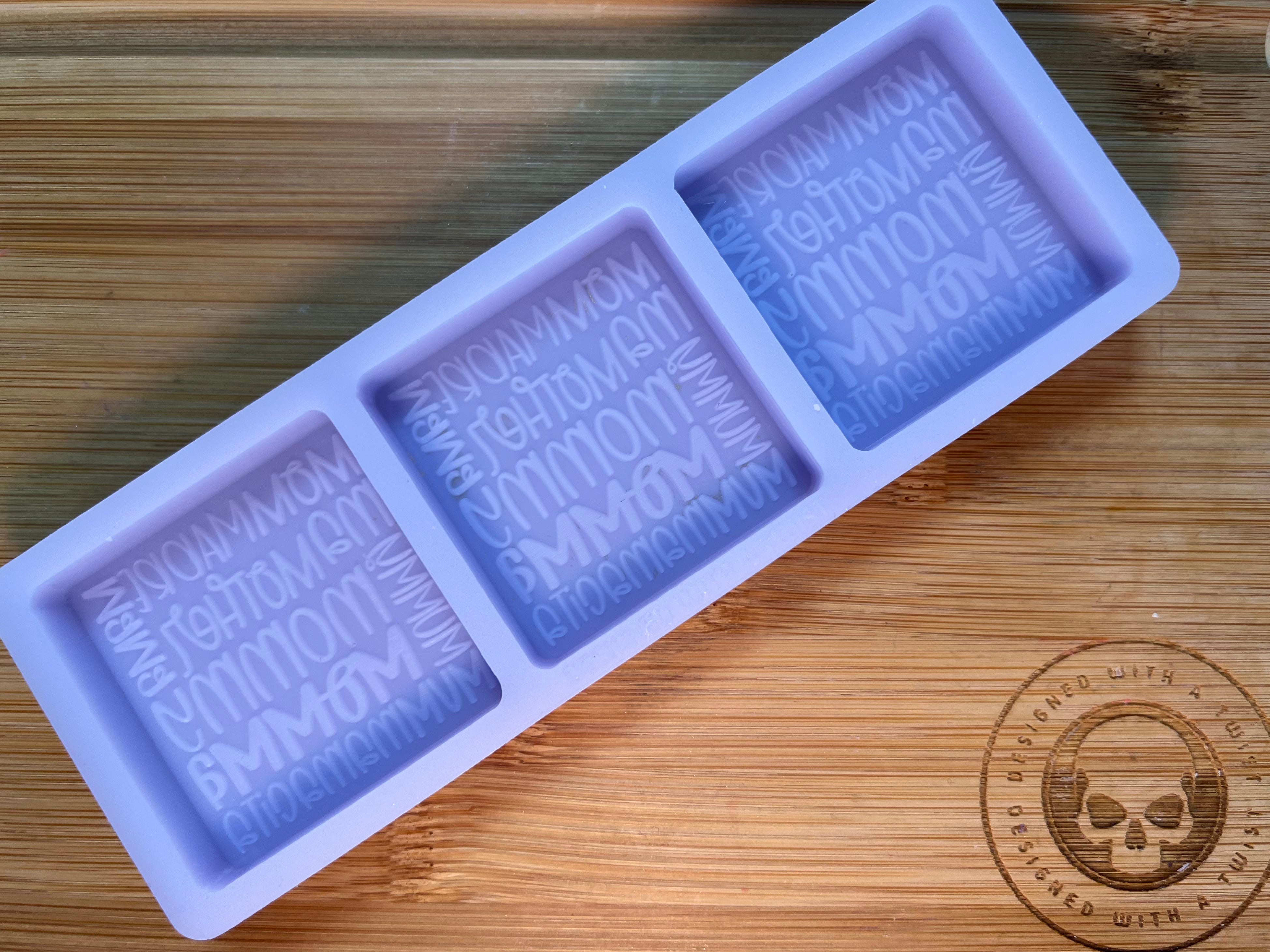 Mothers Day Wax Melt Silicone Mold - Designed with a Twist  - Top quality silicone molds made in the UK.