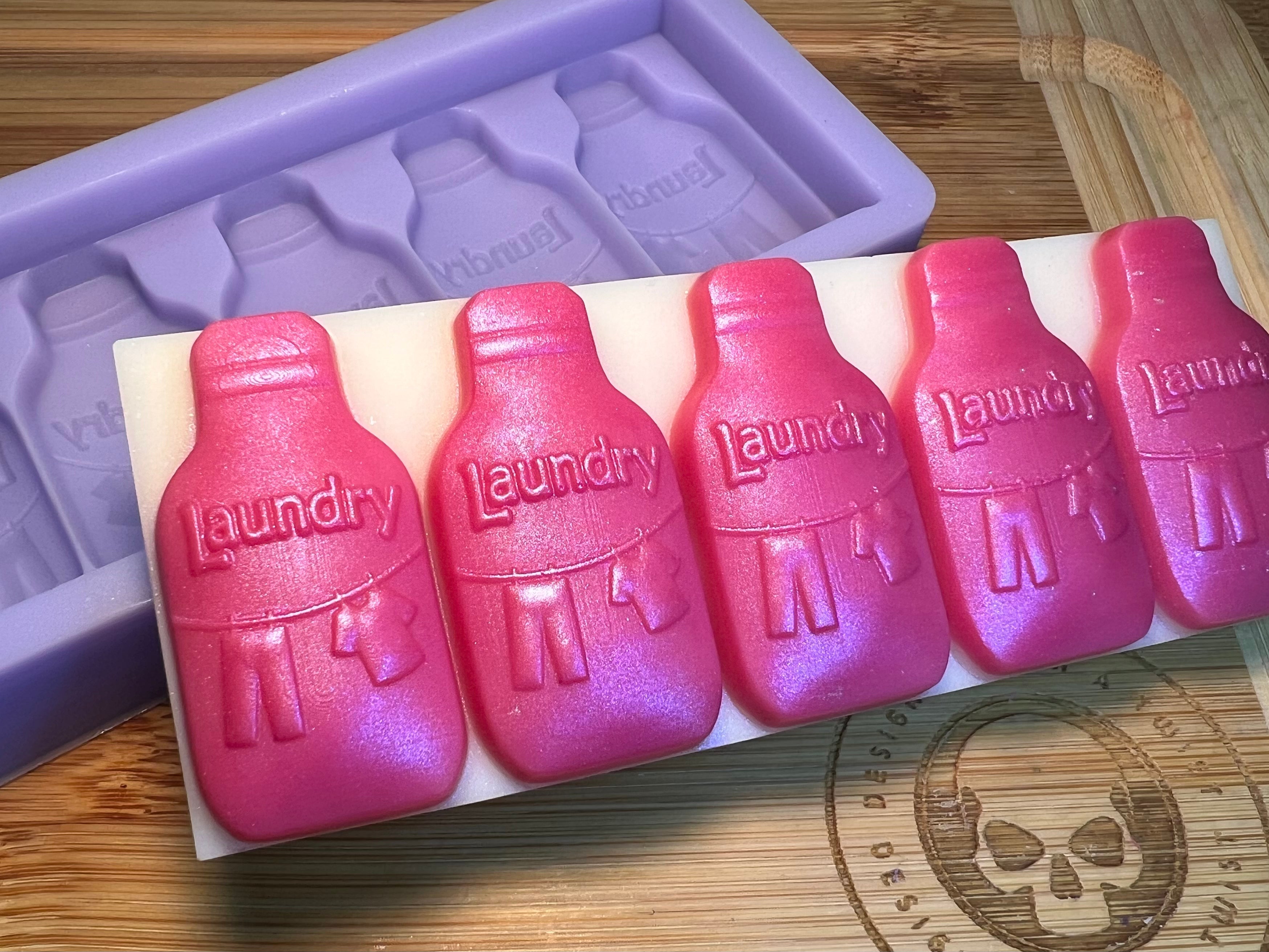 Laundry Bottle Snapbar Silicone Mold - Designed with a Twist  - Top quality silicone molds made in the UK.